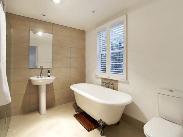 simple led bañera espejo blanco ventana