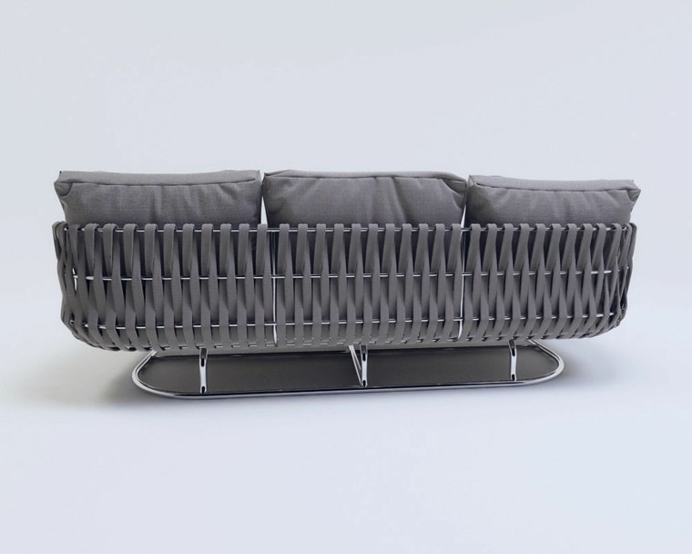 sofa interior exterior pies acero inoxidable ideas moderna