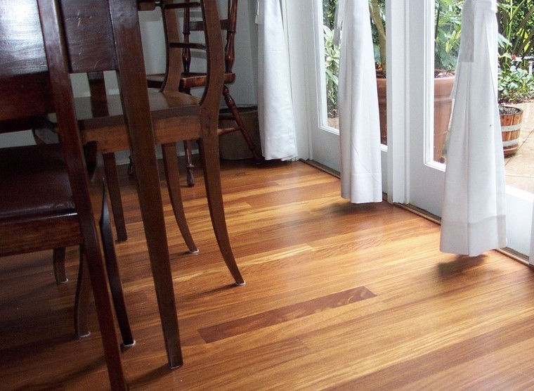 suelos de madera ideas comedor original moderno