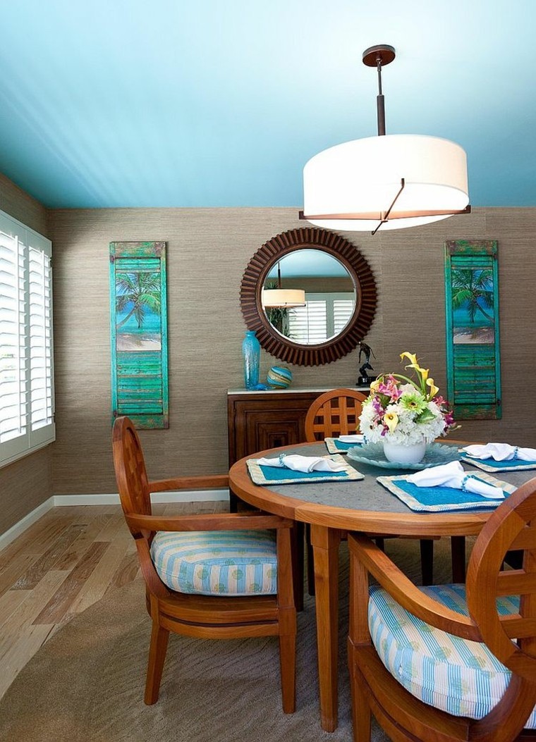 tropical estilo techo decoracion lampara muebles