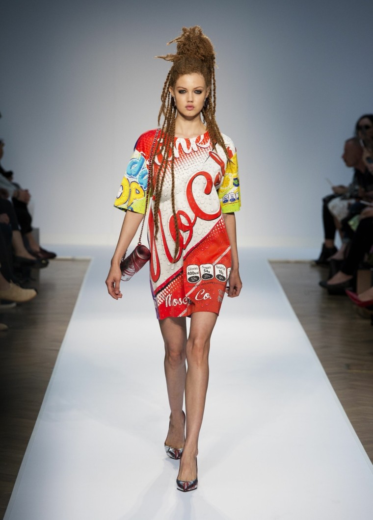 vestido coca cola moschino colores