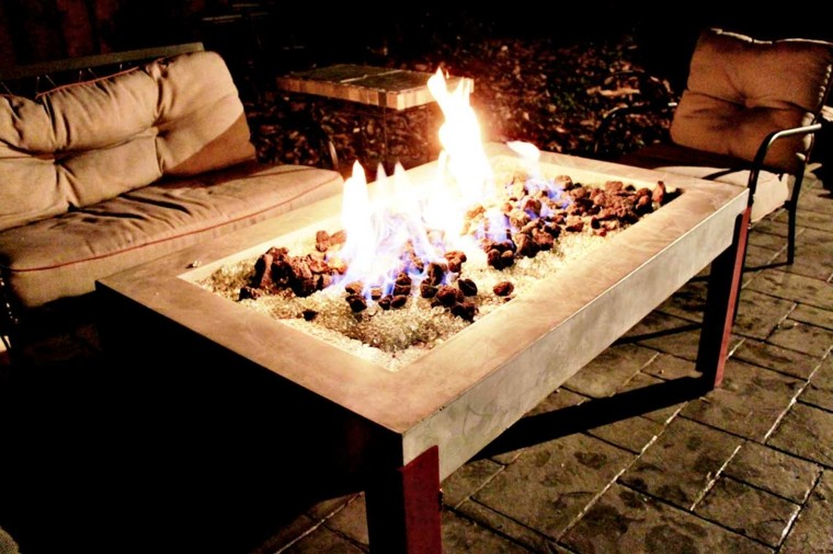 zen mesa lugar fuego idea interesante