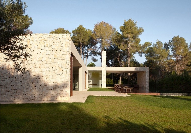 Casa El Bosque tumbona madera