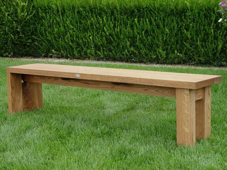 banco madera diselo minimalista jardin