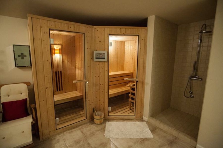 cabinas sauna madera baño casa