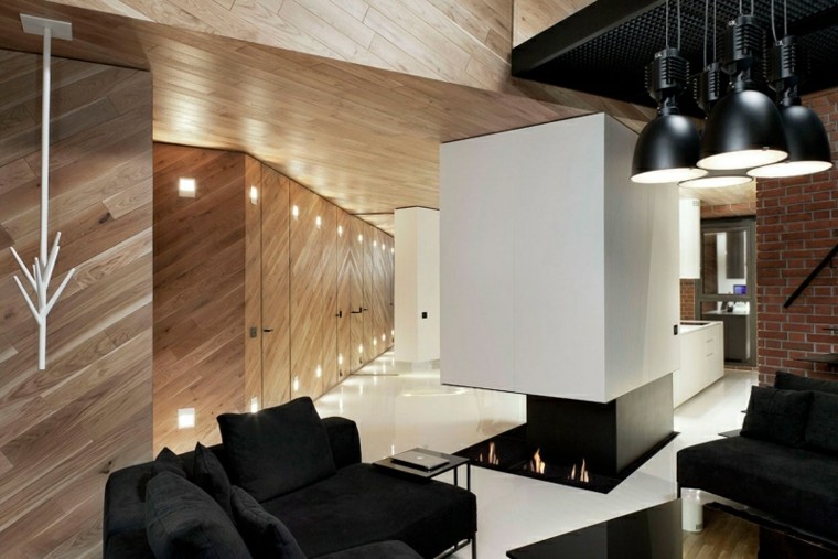 muebles salon moderno sillon negro ideas