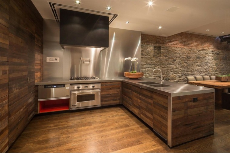 cocina comedor diseño moderno madera