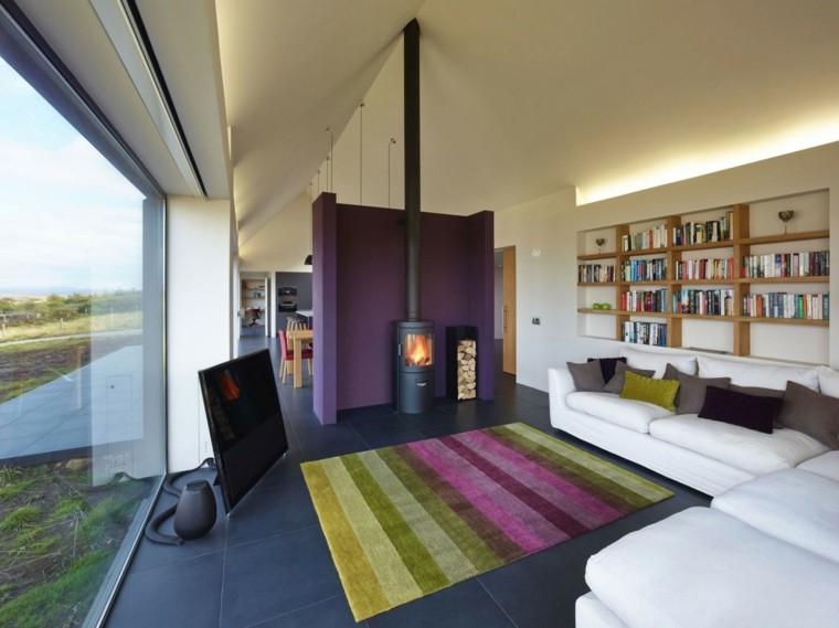 colorida casa diseño moderno alfombra