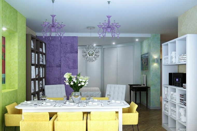 comedor moderno muebles amarillo claro