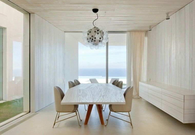 comedor precioso casa Sardinera mesa madera ideas