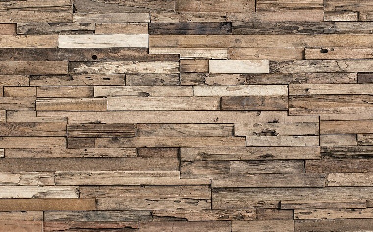 cubierta panel madera evejecida detalle