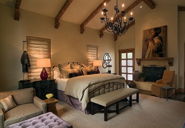 decoracion dormitorio elegante beige