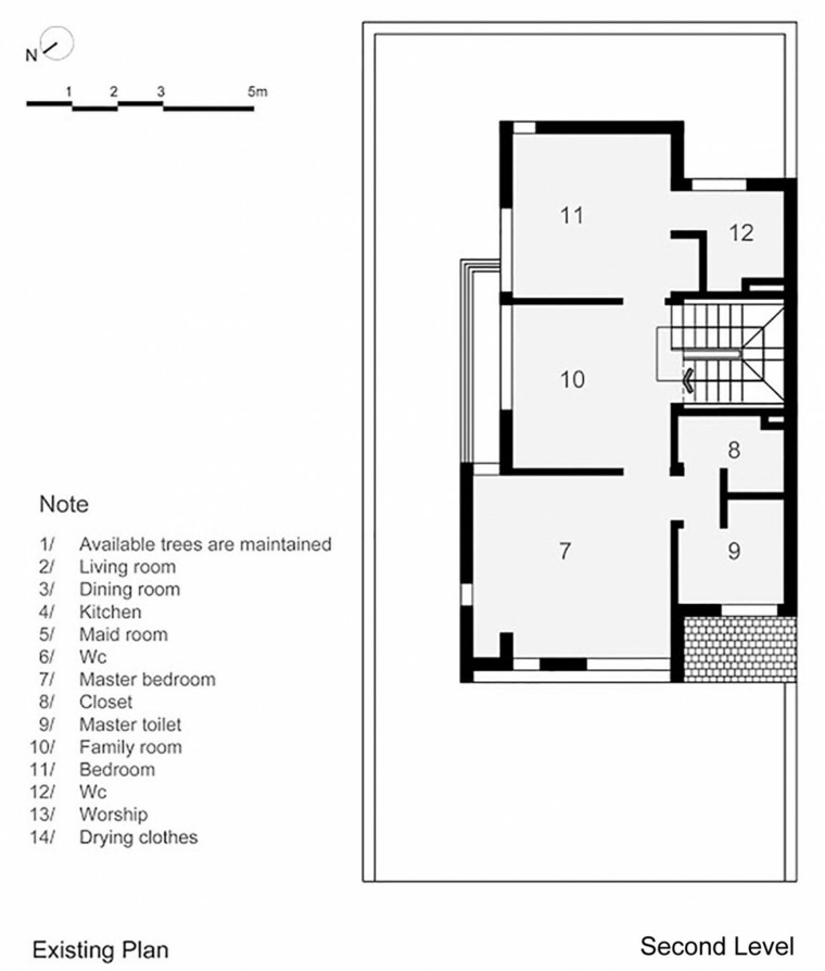 detalles planos casa diseño nivel