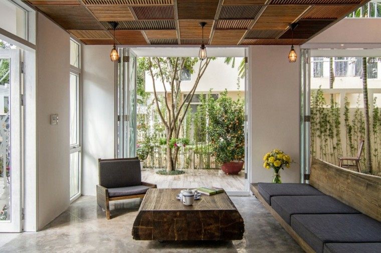 diseño arquitectura muebles flores mesa