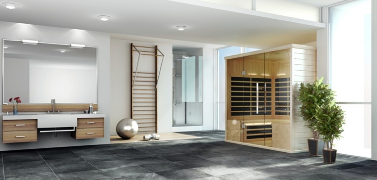 diseño saunas para casa