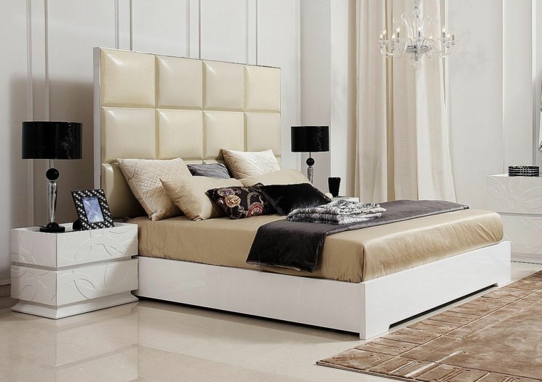 dormitorio amplio luminoso cabecero diseno ideas