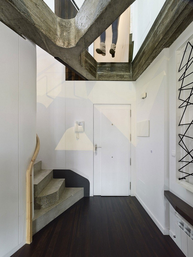 duplex escaleras suelo diseño vista