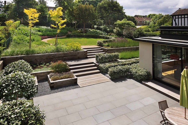 Diseño de jardines modernos - 100 ideas impactantes.