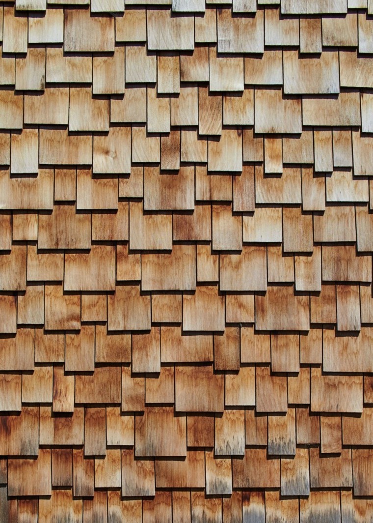 fachada laminado madera moderna