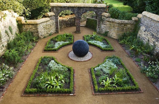 jardin paisaje estilo clasico bola
