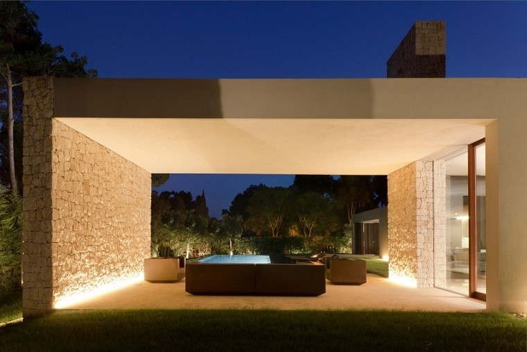 jardin porche cubierta muebles exterior