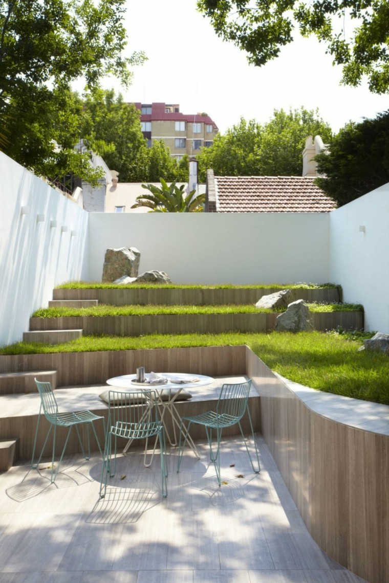 jardin terrasas jardin terrazas mesa sillas patio