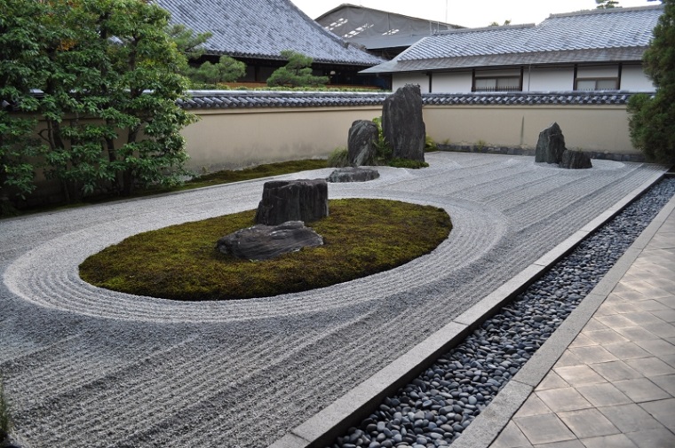 diseño de jardín estilo zen jardin zen las arenas grava