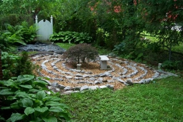 jardin estilo zen circulos centro