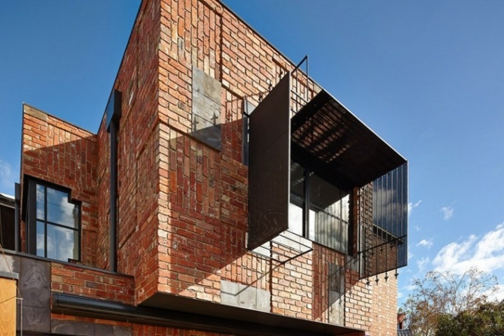 Ladrillo visto para casas de arquitectura y diseño innovativo
