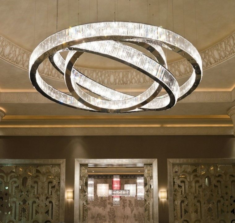 lamparas de techo ideas modernas iluminacion clasica bonita
