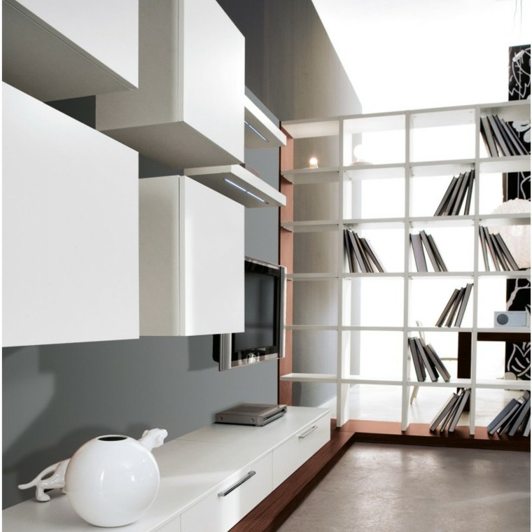 luces led integradas muebles salon