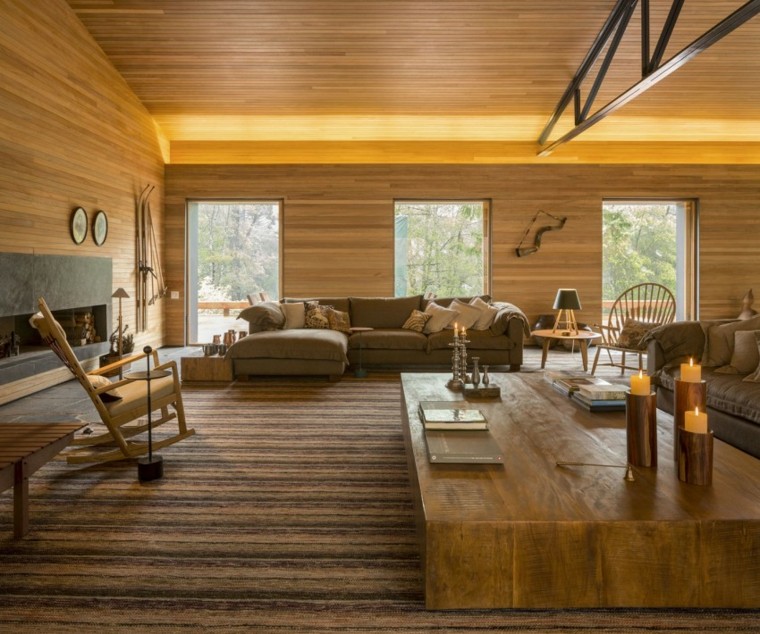 mesa madera maciza bloque