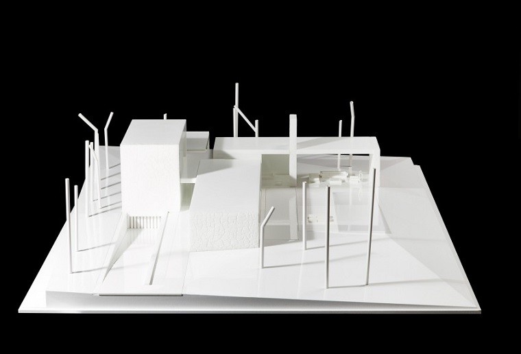 modelo maqueta ejemplo casa bosque