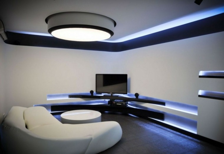 muebles luces led integradas techo