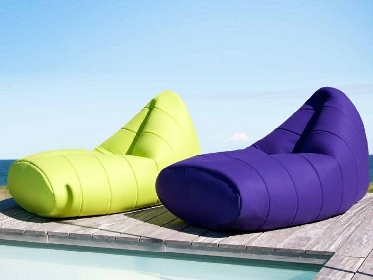 patio diseño diseño colorido piscina