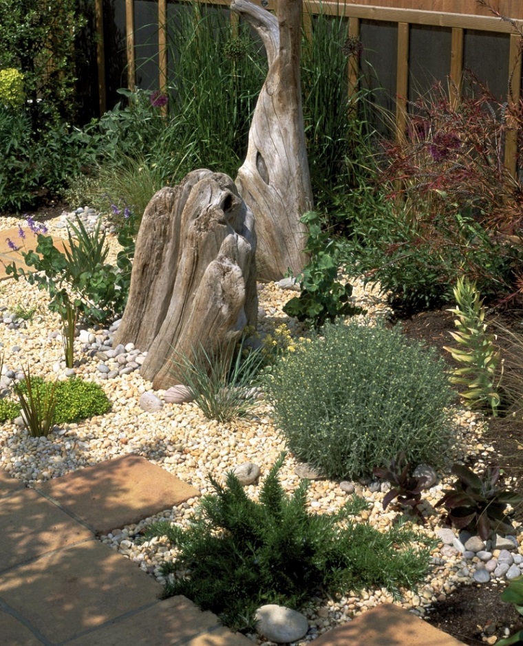 piedras decorativas de varios tamaños piedrecitas decorativas plantas jardin deco