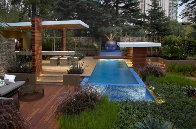 piscina patio esfera cojines led