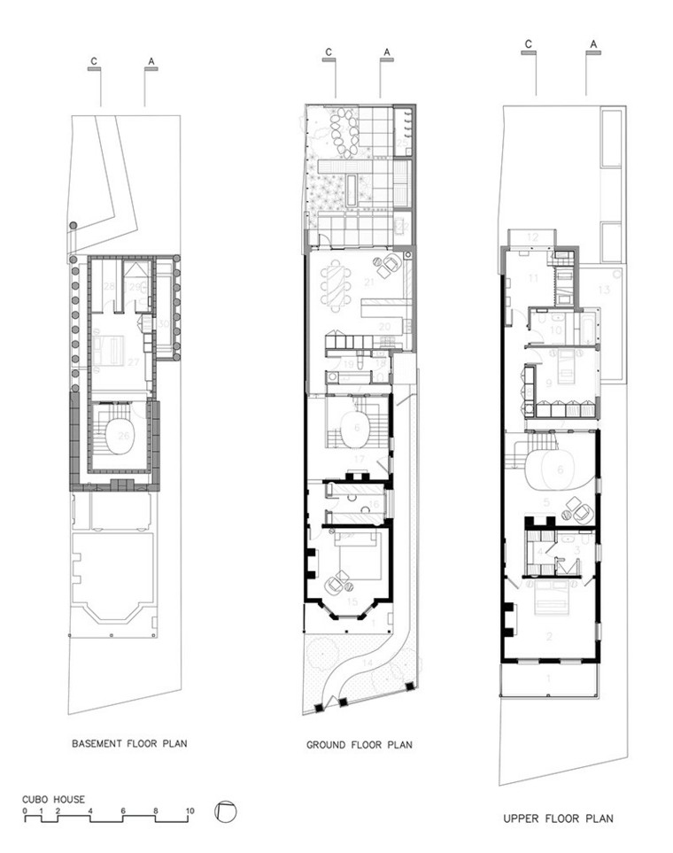 plano primer segundo tercer piso casa arquitectura ideas
