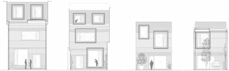plano elevacion la casa 1014