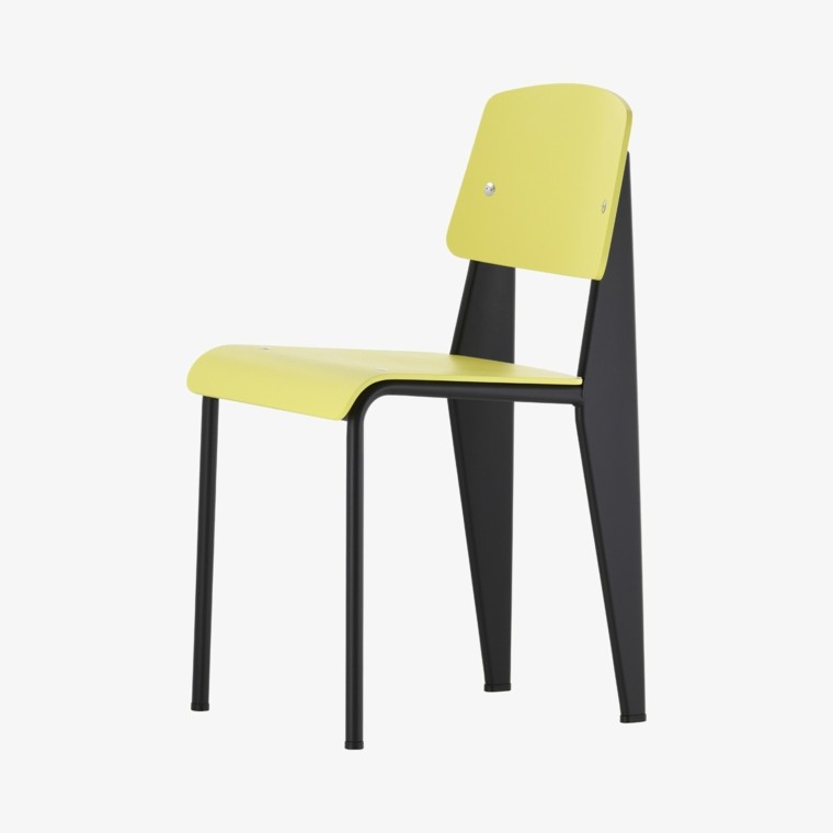 combinación de negro y amarillo para tus sillas sillas negro verde comedor ideas modernas