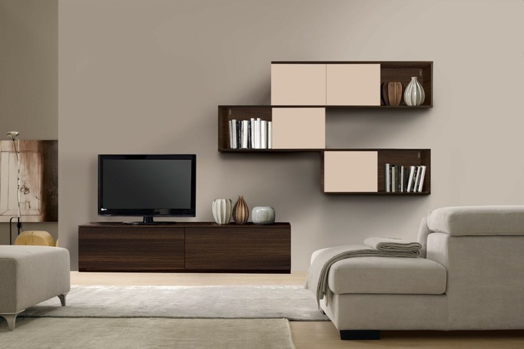 sofa color beige muebles madera