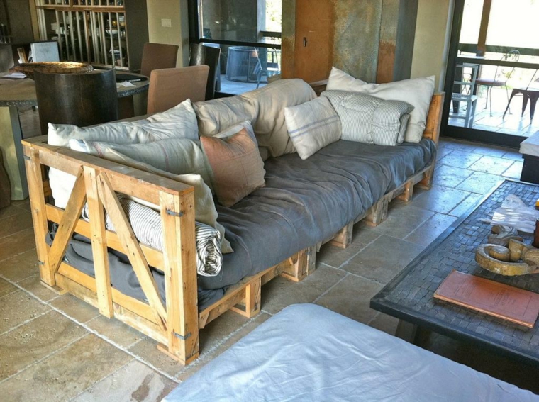 sofa bricolaje palets madera