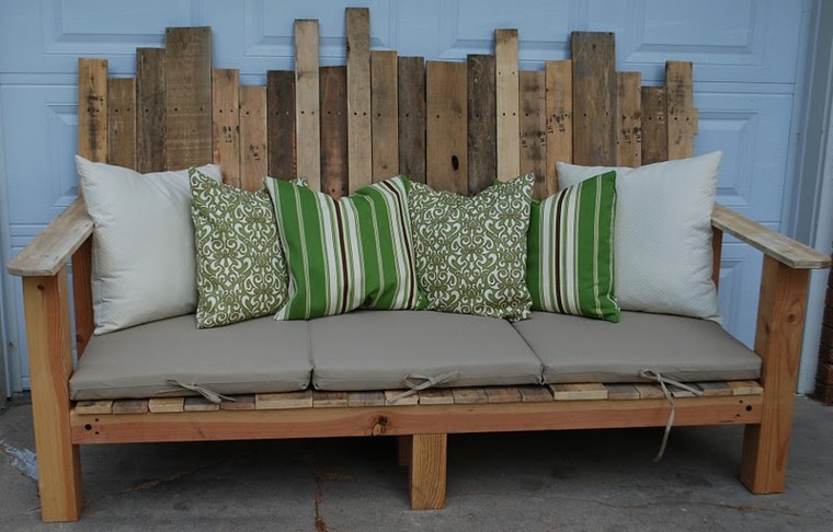 sofa original diseño mueble palets