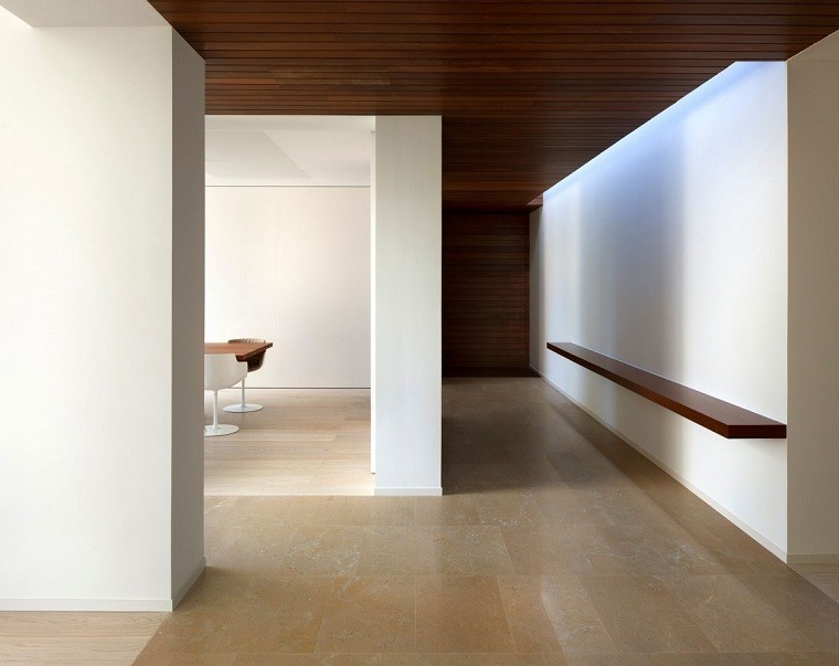 techos laminados madera teca banco