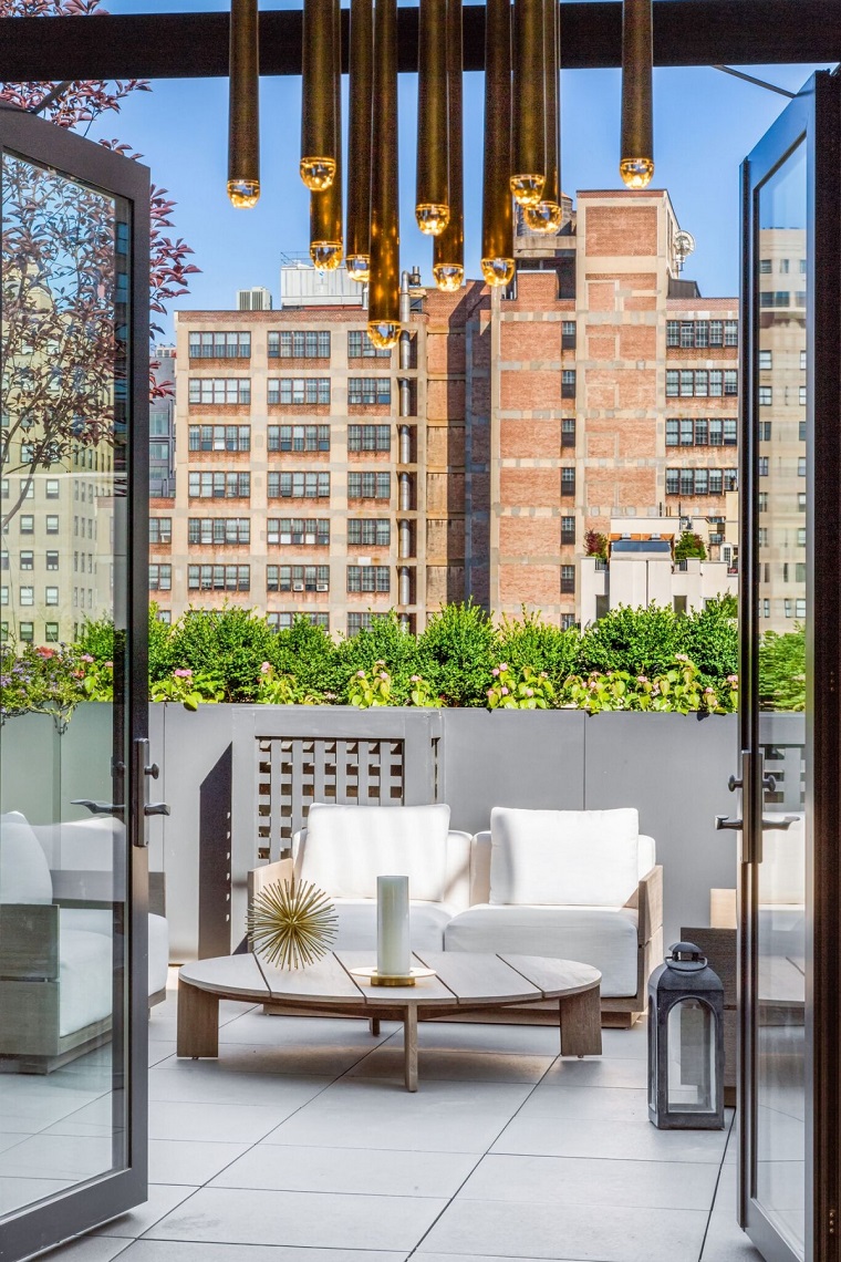 terraza muebles estilo moderno diseno