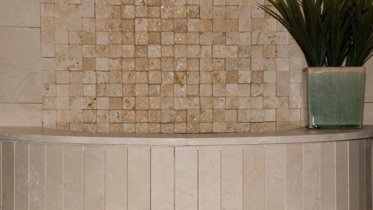 trabertino exterior revestimiento plantas pared