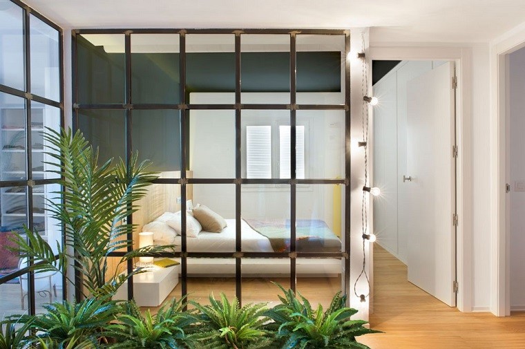 ventanas dormitorio plantas pasillo jardin