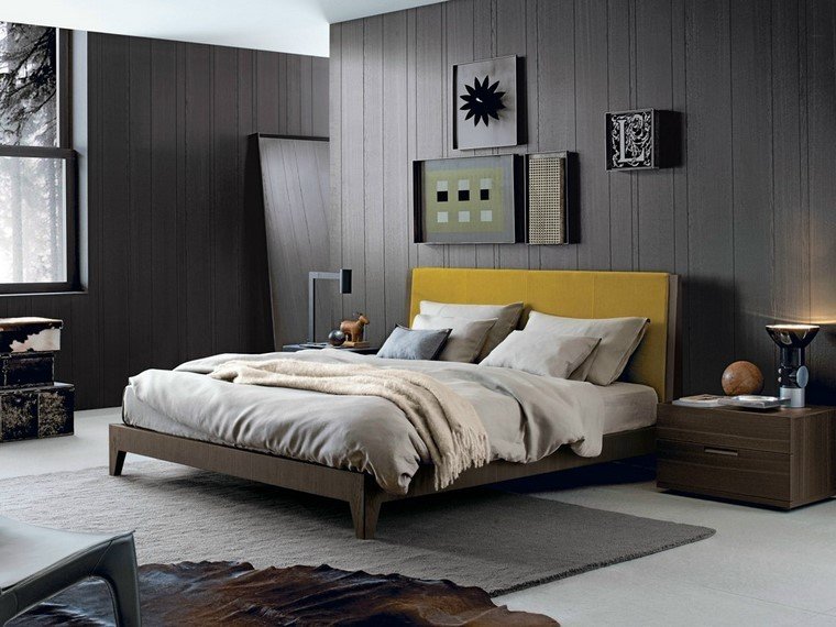 paredes madera dormitorio decoraciones modernas ideas 