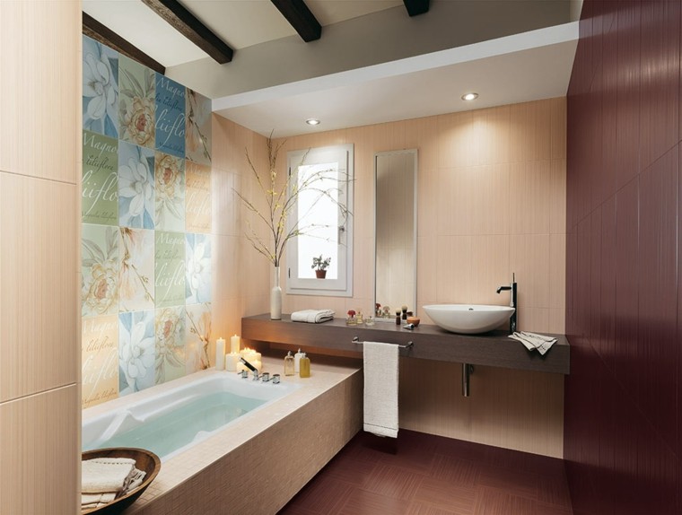 Azulejos para baños modernos - cien ideas geniales