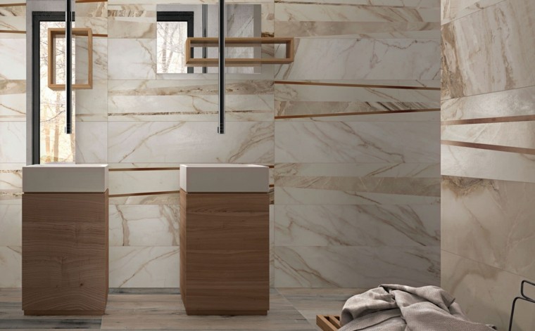 Azulejos para baños modernos - cien ideas geniales